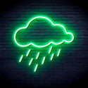 advpro-raining-cloud-ultra-bright-led-neon-sign-fnu0260 - Green