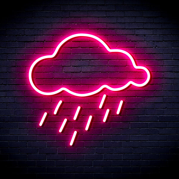 advpro-raining-cloud-ultra-bright-led-neon-sign-fnu0260 - Pink
