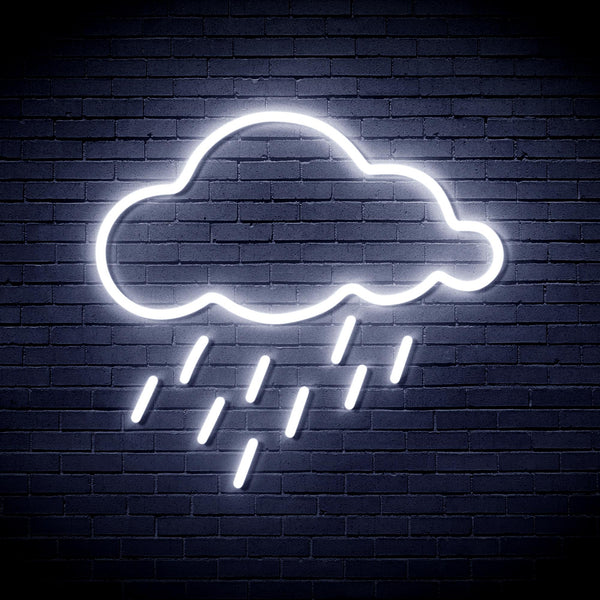 advpro-raining-cloud-ultra-bright-led-neon-sign-fnu0260 - White