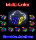 advpro-raining-cloud-with-thunder-ultra-bright-led-neon-sign-fnu0261 - Multi-Color
