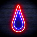advpro-rain-droplet-ultra-bright-led-neon-sign-fnu0262 - Blue & Red