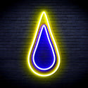 advpro-rain-droplet-ultra-bright-led-neon-sign-fnu0262 - Blue & Yellow