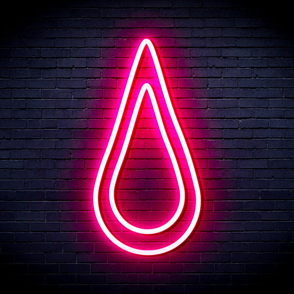 advpro-rain-droplet-ultra-bright-led-neon-sign-fnu0262 - Pink