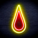 advpro-rain-droplet-ultra-bright-led-neon-sign-fnu0262 - Red & Yellow