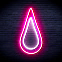 advpro-rain-droplet-ultra-bright-led-neon-sign-fnu0262 - White & Pink