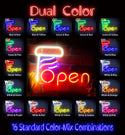 advpro-open-with-barber-pole-ultra-bright-led-neon-sign-fnu0263 - Dual-Color