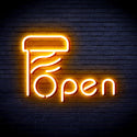 advpro-open-with-barber-pole-ultra-bright-led-neon-sign-fnu0263 - Golden Yellow