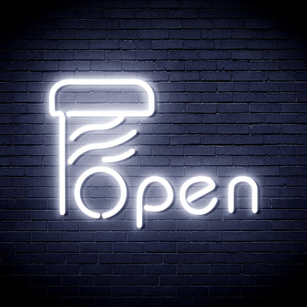 advpro-open-with-barber-pole-ultra-bright-led-neon-sign-fnu0263 - White