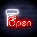 advpro-open-with-barber-pole-ultra-bright-led-neon-sign-fnu0263 - White & Red