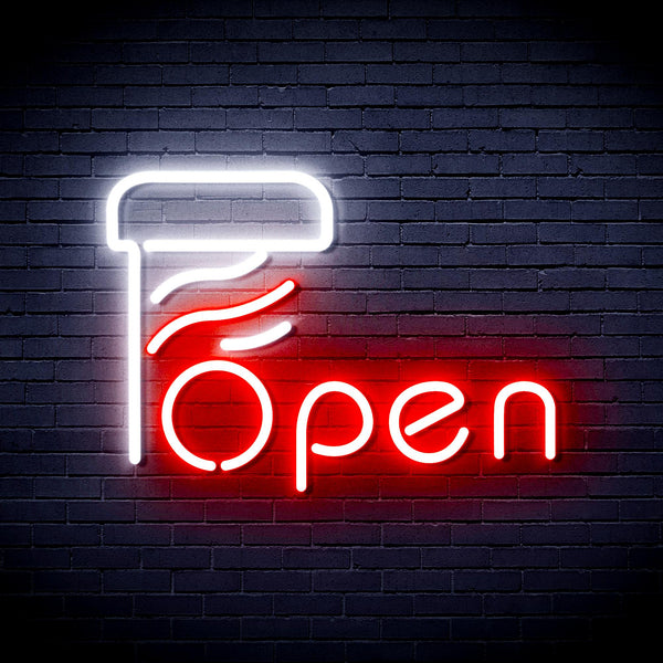 advpro-open-with-barber-pole-ultra-bright-led-neon-sign-fnu0263 - White & Red
