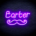 advpro-barber-with-moustache-ultra-bright-led-neon-sign-fnu0264 - Purple