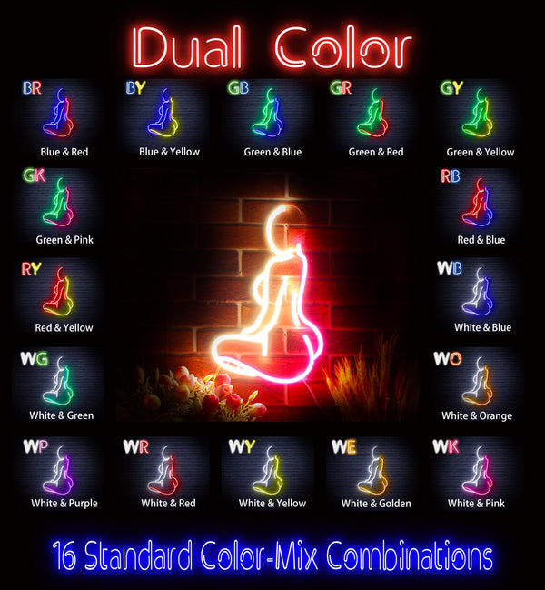advpro-lady-back-shape-ultra-bright-led-neon-sign-fnu0267 - Dual-Color