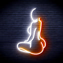 advpro-lady-back-shape-ultra-bright-led-neon-sign-fnu0267 - White & Orange