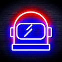 advpro-astronaut-helmet-ultra-bright-led-neon-sign-fnu0269 - Blue & Red