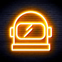 advpro-astronaut-helmet-ultra-bright-led-neon-sign-fnu0269 - Golden Yellow