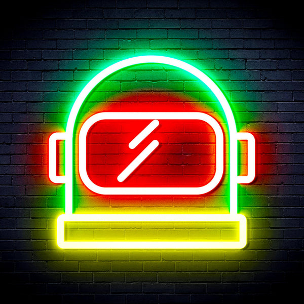 advpro-astronaut-helmet-ultra-bright-led-neon-sign-fnu0269 - Multi-Color 2