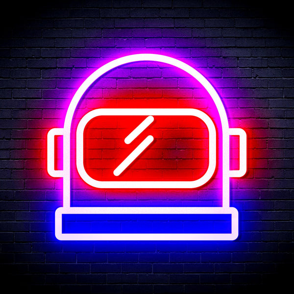 advpro-astronaut-helmet-ultra-bright-led-neon-sign-fnu0269 - Multi-Color 4
