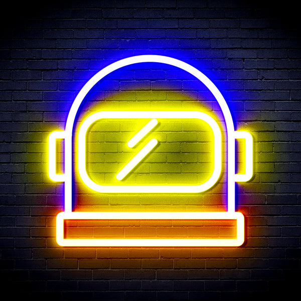 advpro-astronaut-helmet-ultra-bright-led-neon-sign-fnu0269 - Multi-Color 5