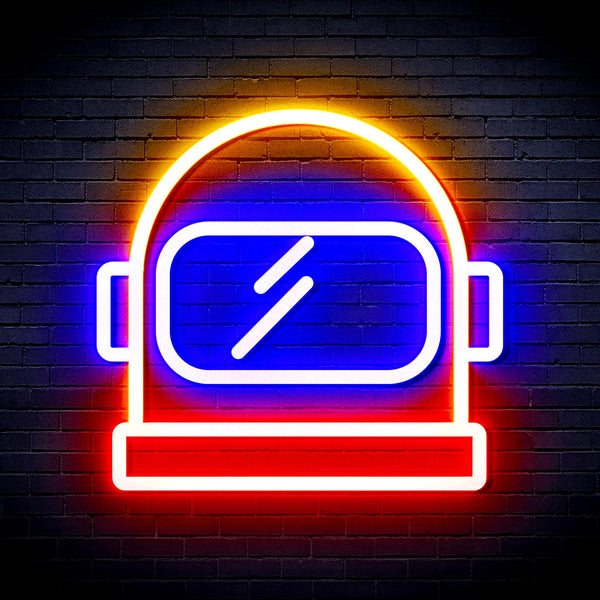 advpro-astronaut-helmet-ultra-bright-led-neon-sign-fnu0269 - Multi-Color 7