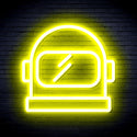advpro-astronaut-helmet-ultra-bright-led-neon-sign-fnu0269 - Yellow