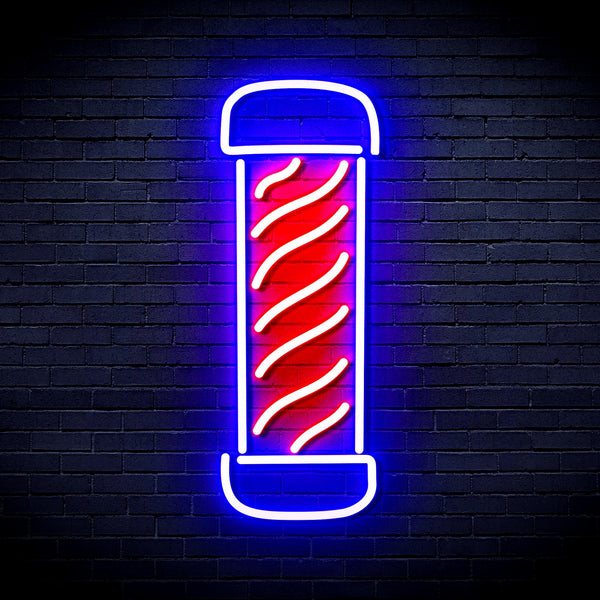 advpro-barber-pole-ultra-bright-led-neon-sign-fnu0270 - Blue & Red