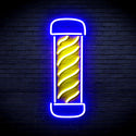 advpro-barber-pole-ultra-bright-led-neon-sign-fnu0270 - Blue & Yellow