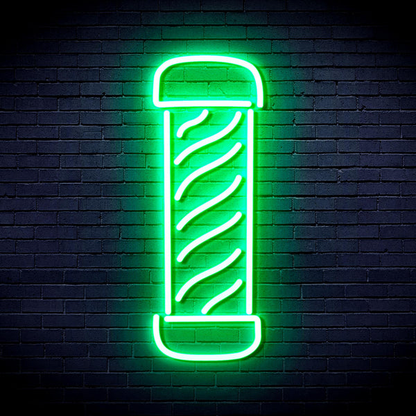 advpro-barber-pole-ultra-bright-led-neon-sign-fnu0270 - Green