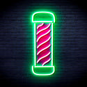 advpro-barber-pole-ultra-bright-led-neon-sign-fnu0270 - Green & Pink