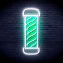advpro-barber-pole-ultra-bright-led-neon-sign-fnu0270 - White & Green