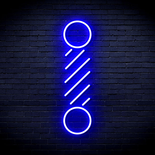 advpro-barber-pole-ultra-bright-led-neon-sign-fnu0271 - Blue