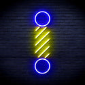 advpro-barber-pole-ultra-bright-led-neon-sign-fnu0271 - Blue & Yellow