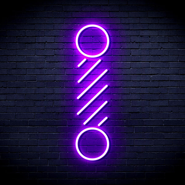 advpro-barber-pole-ultra-bright-led-neon-sign-fnu0271 - Purple
