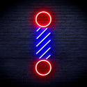 advpro-barber-pole-ultra-bright-led-neon-sign-fnu0271 - Red & Blue