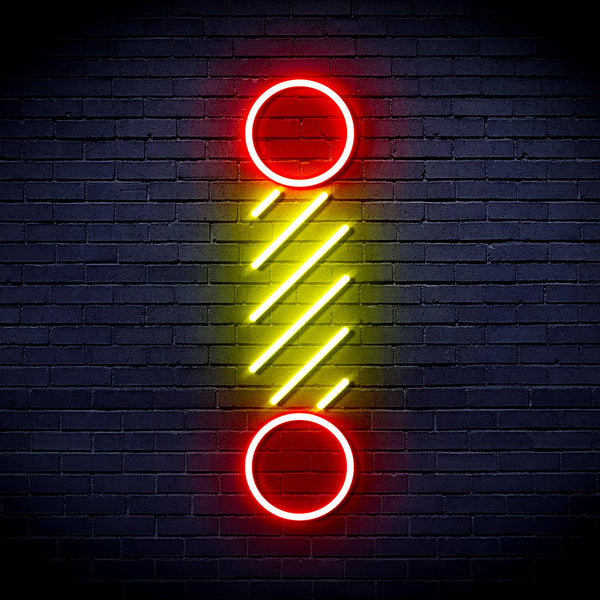 advpro-barber-pole-ultra-bright-led-neon-sign-fnu0271 - Red & Yellow