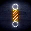 advpro-barber-pole-ultra-bright-led-neon-sign-fnu0271 - White & Golden Yellow