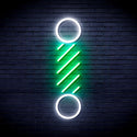 advpro-barber-pole-ultra-bright-led-neon-sign-fnu0271 - White & Green