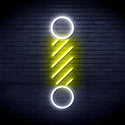 advpro-barber-pole-ultra-bright-led-neon-sign-fnu0271 - White & Yellow