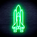 advpro-spaceship-ultra-bright-led-neon-sign-fnu0273 - Green