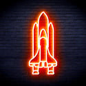advpro-spaceship-ultra-bright-led-neon-sign-fnu0273 - Orange