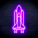advpro-spaceship-ultra-bright-led-neon-sign-fnu0273 - Purple
