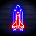 advpro-spaceship-ultra-bright-led-neon-sign-fnu0273 - Red & Blue