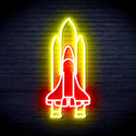 advpro-spaceship-ultra-bright-led-neon-sign-fnu0273 - Red & Yellow