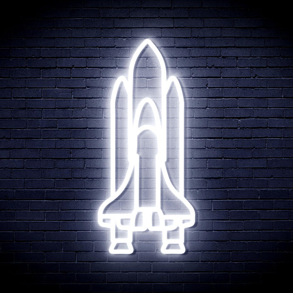 advpro-spaceship-ultra-bright-led-neon-sign-fnu0273 - White