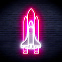 advpro-spaceship-ultra-bright-led-neon-sign-fnu0273 - White & Pink