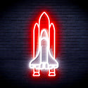 advpro-spaceship-ultra-bright-led-neon-sign-fnu0273 - White & Red