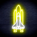 advpro-spaceship-ultra-bright-led-neon-sign-fnu0273 - White & Yellow