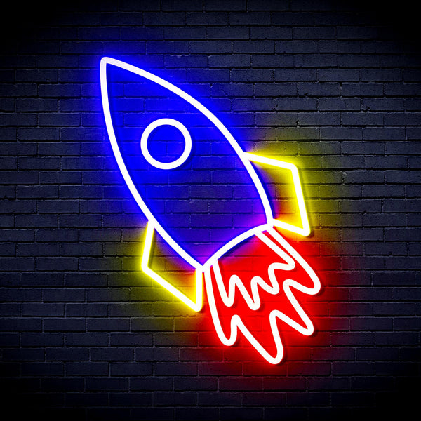 advpro-rocket-ultra-bright-led-neon-sign-fnu0274 - Multi-Color 3