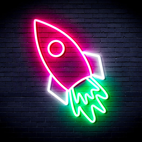 advpro-rocket-ultra-bright-led-neon-sign-fnu0274 - Multi-Color 4