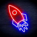 advpro-rocket-ultra-bright-led-neon-sign-fnu0274 - Red & Blue