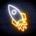 advpro-rocket-ultra-bright-led-neon-sign-fnu0274 - White & Golden Yellow